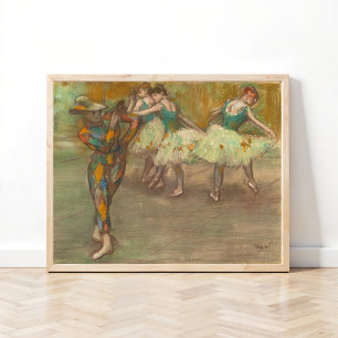 Poster Harlequin Dance, Degas