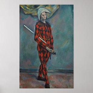 Poster Harlequin por Cezanne
