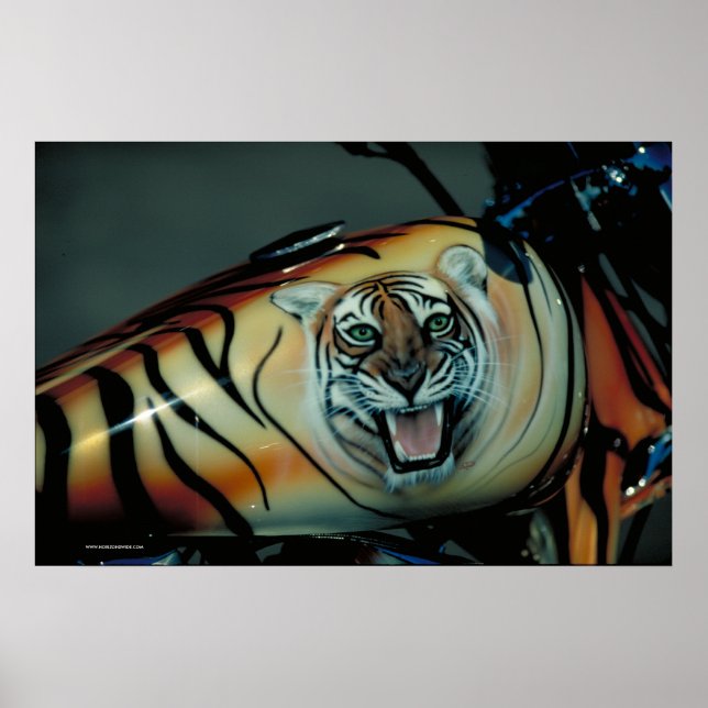 Póster Harley Fuel Tank - S.D. (Frente)