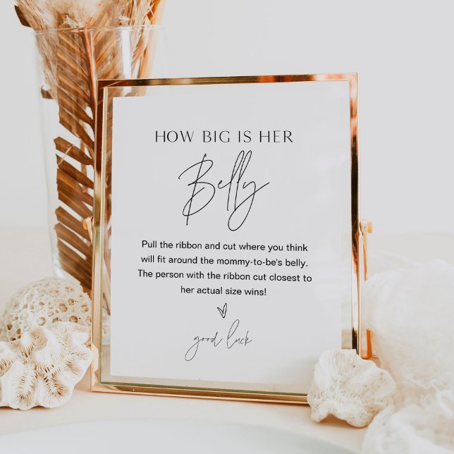 Poster HARLOW Qual É O Tamanho Do Jogo De Chá de fraldas  (Criador carregado)