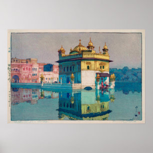 Poster Harmandir Sahib (templo dourado), Hiroshi Yoshida