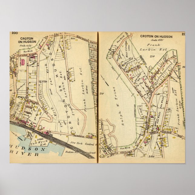 Póster Harmon Park, Nova Iorque (Frente)