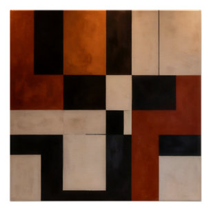 Póster Harmonia Abstrata