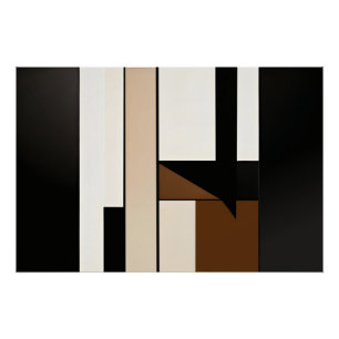 Póster Harmonia Angular Brilhante