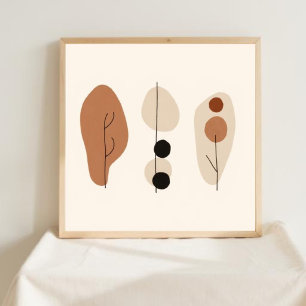 Poster Harmonia da Linha da Terra