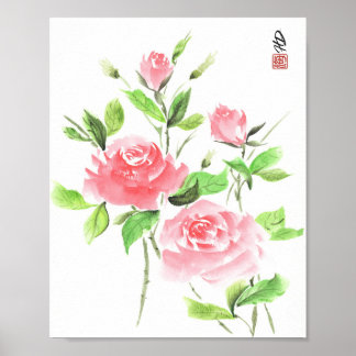 Poster Harmonia da Rosa Carmesim