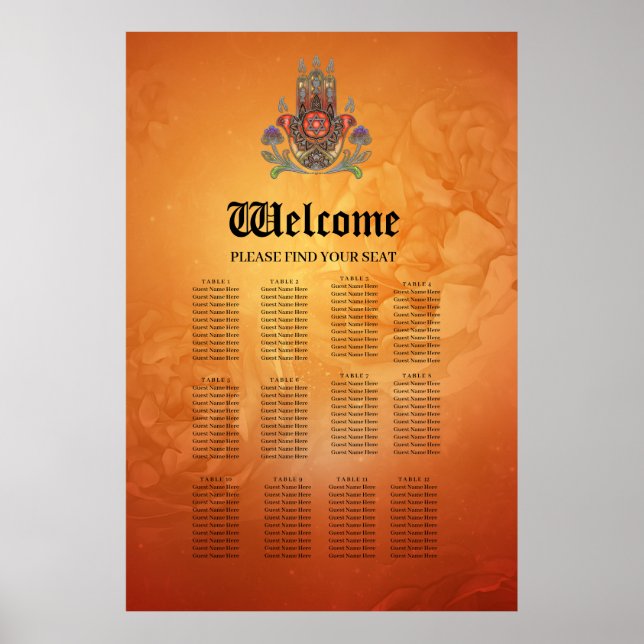 Poster Harmonia de cor e forma (Frente)