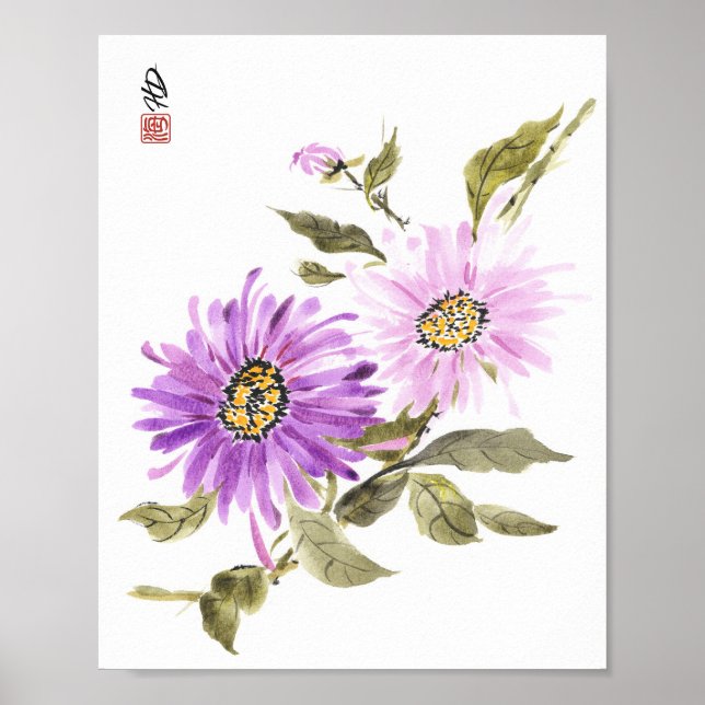 Poster Harmonia de Lavanda (Frente)