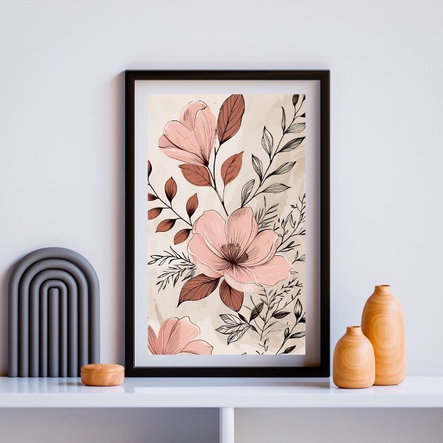 Poster Harmonia do Desabrochar de Terracota (Criador carregado)