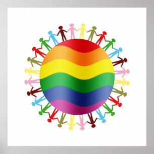 Póster Harmonia do mundo de LGBT
