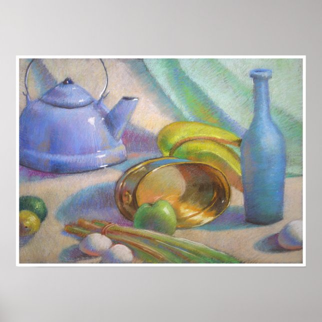 Póster Harmonia em Azul (Frente)