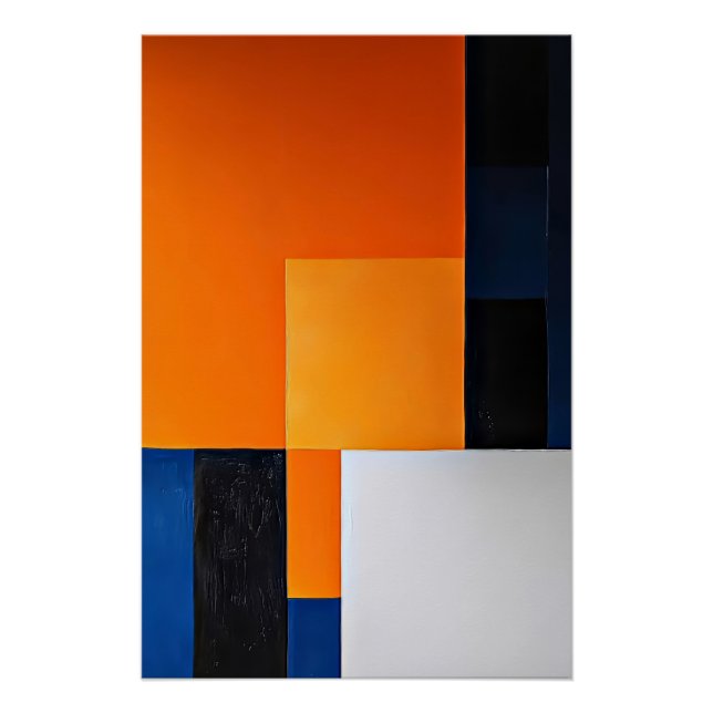 Póster Harmonia em Blocos (Frente)