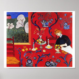 Poster Harmonia em Vermelho, Matisse