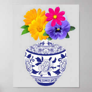 Poster Harmonia Floral Vibrante