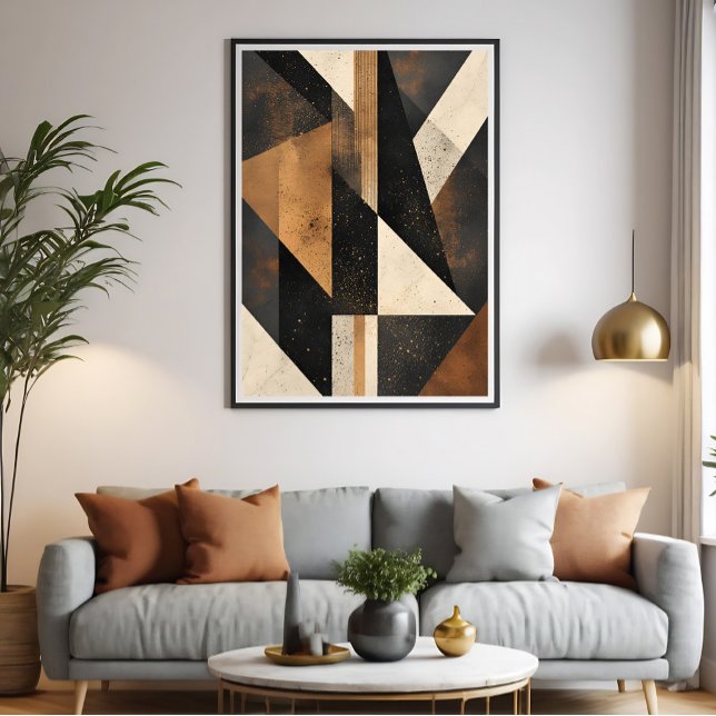 Poster Harmonia Geométrica Contemporânea (Criador carregado)