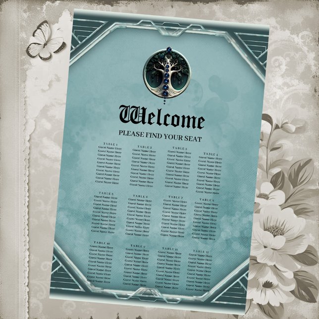 Poster Harmonia na árvore mística da vida. (Criador carregado)
