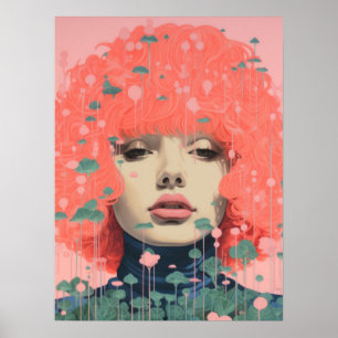 Poster Harmonia Petal Rosa