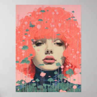Poster Harmonia Petal Rosa