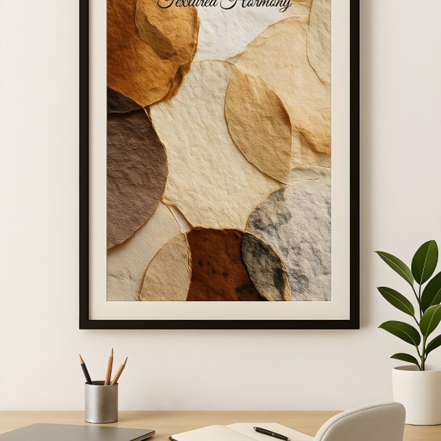 Poster Harmonia Texturizada (Criador carregado)