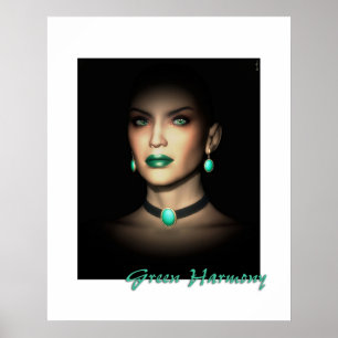 Poster Harmonia verde