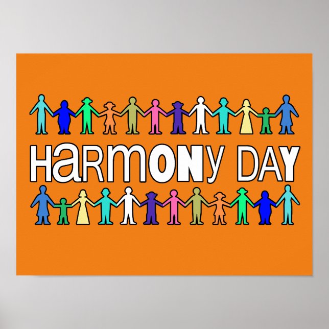 Poster Harmony Day Austrália (Frente)