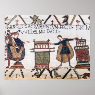 Poster Harold jurando em relíquias sagradas