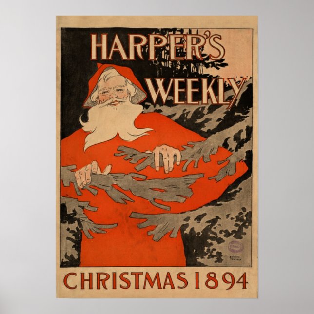 Poster harpers semanalmente por Edward Penfield. (Frente)