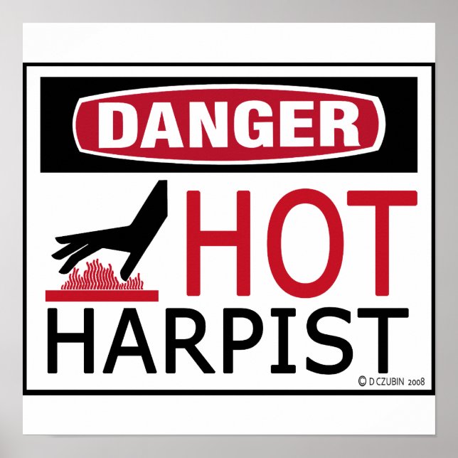 Póster Harpist quente (Frente)