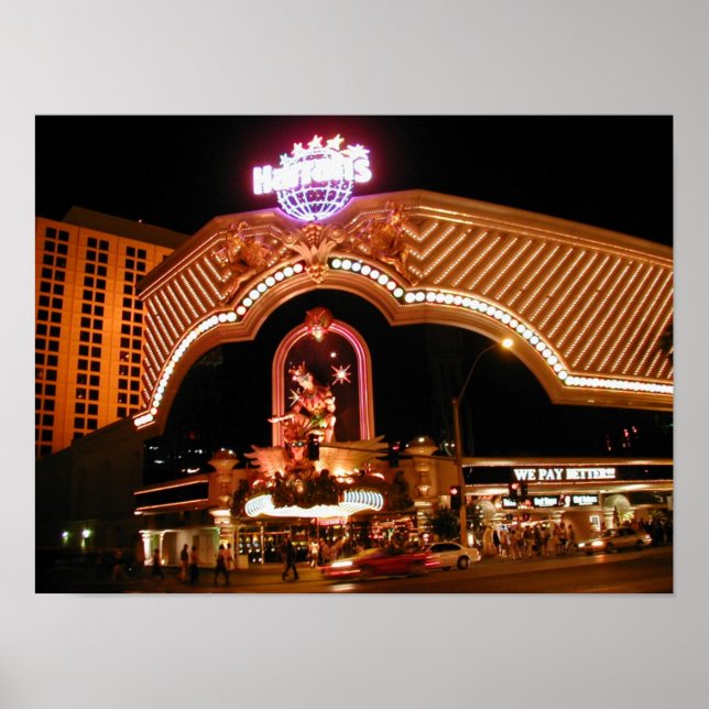 Póster Harrah's Las Vegas (Frente)