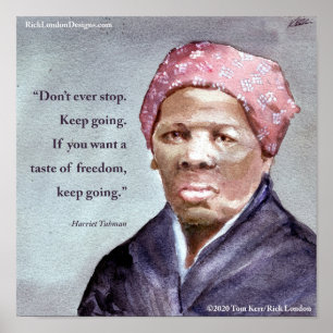 Poster Harriet Tubman & Citação