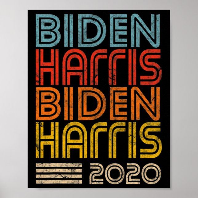 Poster Harris 2020 Vp Kamala Harris Vice-Presidente Vinta (Frente)