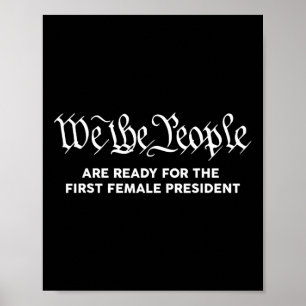 Poster Harris 2024 Nós, o Povo Primeiro Presidente Mulher