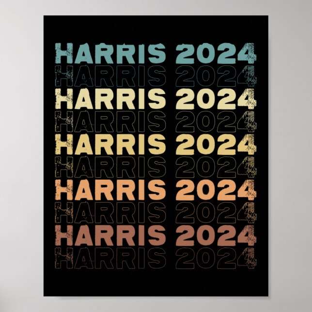 Poster Harris 2024 Para Citação Da Campanha Eleitoral Do  (Frente)