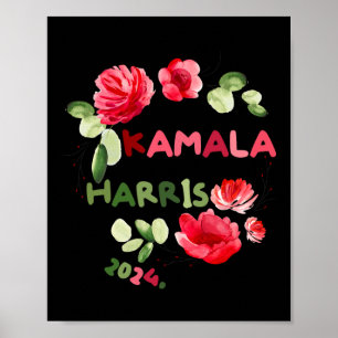 Poster Harris 2024 Presidente Mulheres Engraçadas Eleiçõe