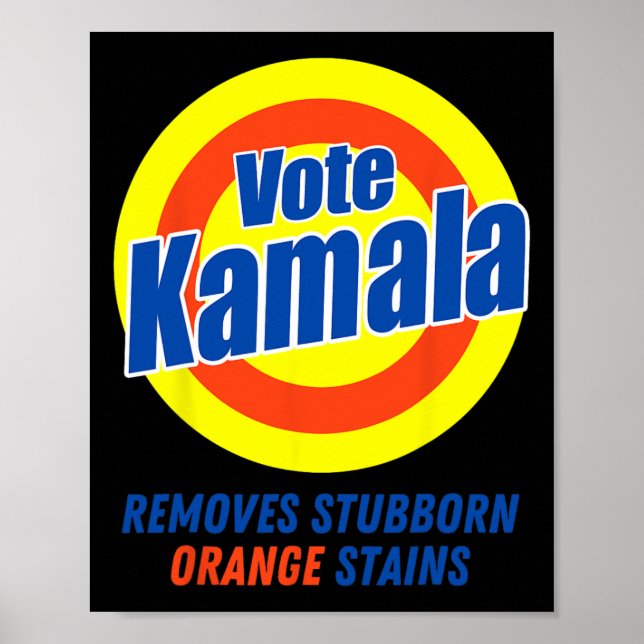 Poster Harris 2024 Remove Stubborn Orange Stain 5 (Frente)