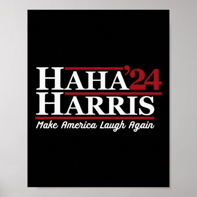 Poster Harris 24 faz a América rir novamente (Frente)