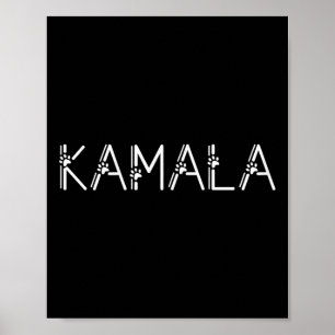 Poster Harris Cat Lettering Position Funny Shirt Kamala 1