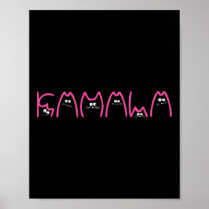 Poster Harris Cat Lettering Positive Funny 13