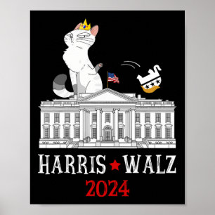 Poster Harris Ganhou Eleição Presidencial 2024 Gatas Engr