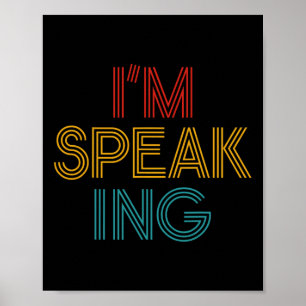 Poster Harris I'm Speaking - Vice-Presidente 2020 2021