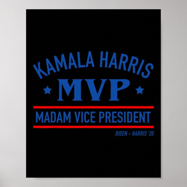 Poster Harris Mvp Senhora Vice-Presidente Biden Harris 20 (Frente)