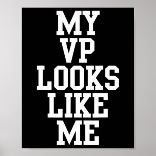 Poster Harris My Vp parece comigo Black Women&#';s Gift