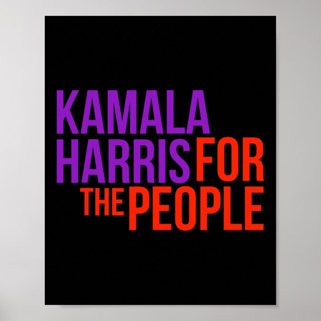 Poster Harris Para A Camisa De Pessoas Kamala 2020 (Frente)