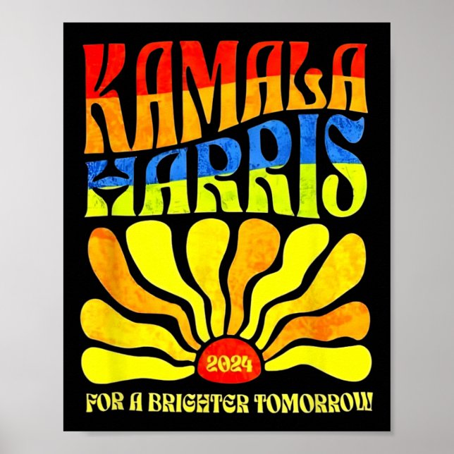 Poster Harris Para Um Amanhã Mais Brilhante (Frente)