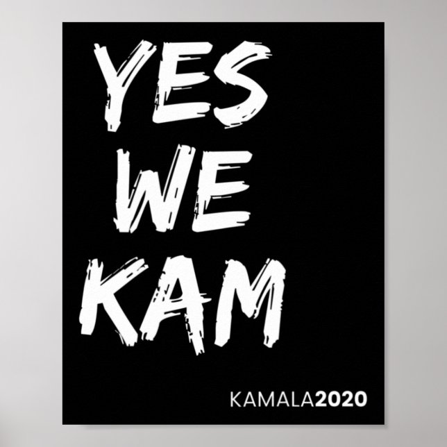 Poster Harris Vice-Presidente 2020 Sim Sabemos Sim Podemo (Frente)