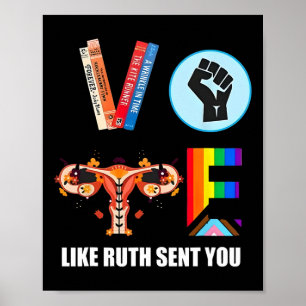 Poster Harris Vote Como Ruth Enviou Você