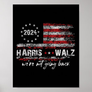 Poster Harris Waltz 2024 Kamala Eleição 2024 Não somos G