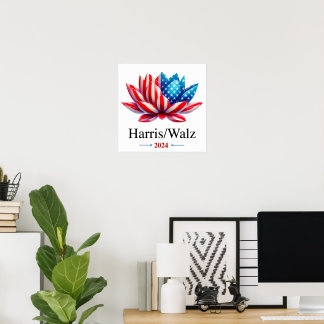 Poster Harris Walz 2024 -