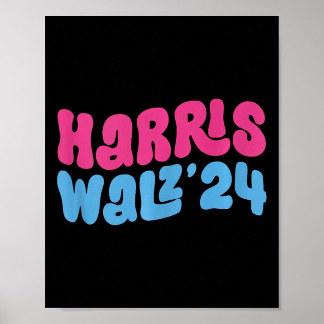 Poster Harris Wheimer 24 Kamala Harris Senhora Presidente (Frente)