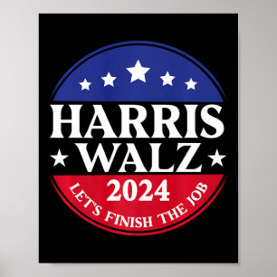 Poster Harris Wheimer 24 Kamala Harris Senhora Presidente